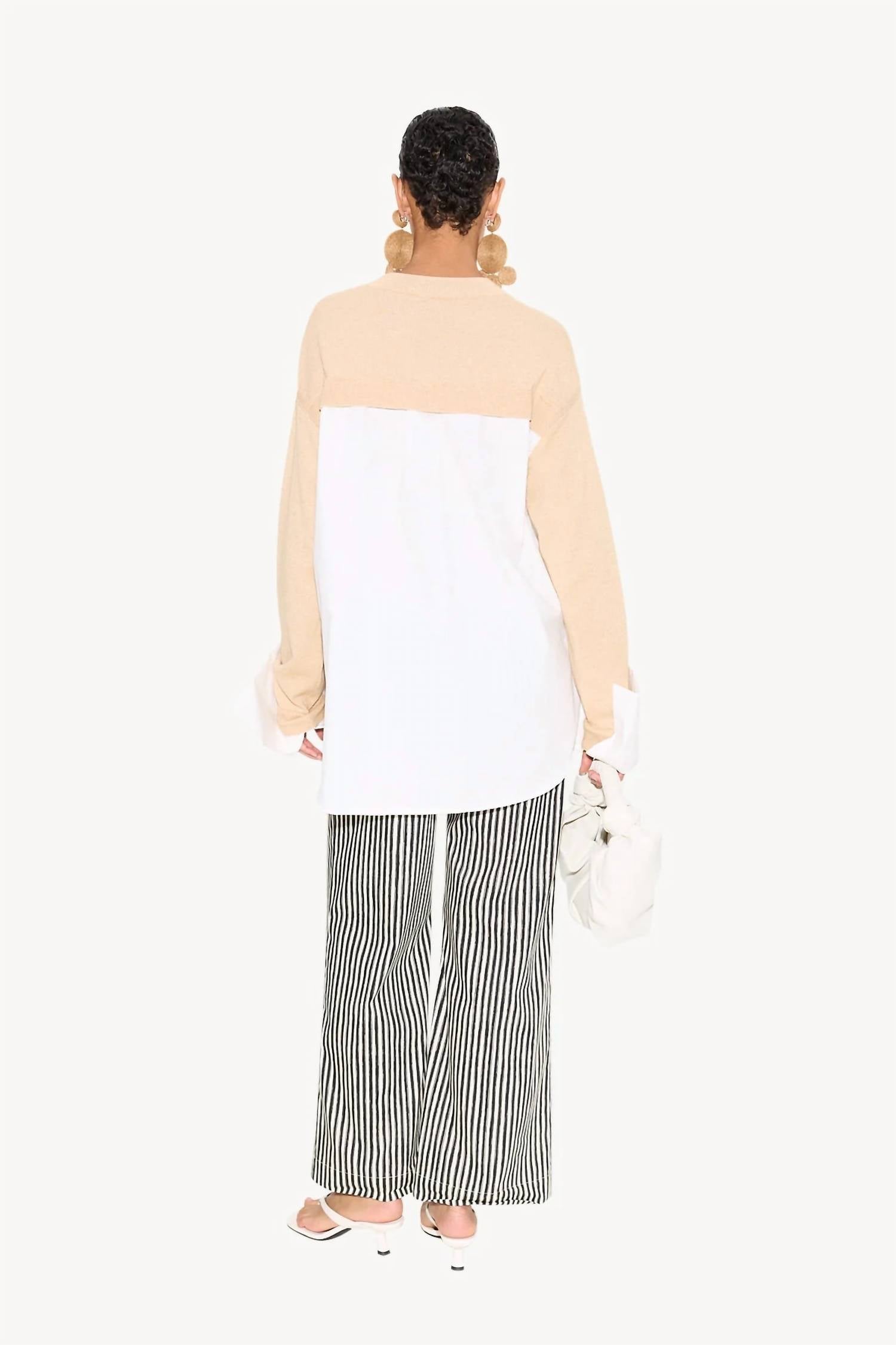 Simon Miller - Pip Poplin Combo Sweater