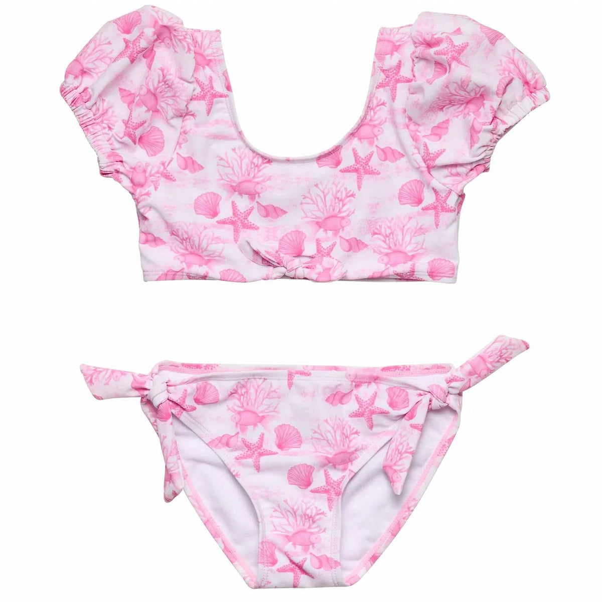 Snapper Rock - Girl's Lagoon Puff Sleeve Bikini