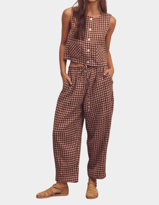 Amente - Drawstring Easy Pants