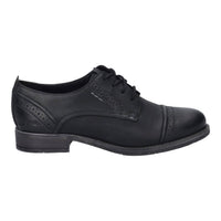 JOSEF SEIBEL Women's Sienna 12 Oxford Shoes in black - women's flats - detail view
