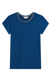 Goldie - Summer Rainbow Ringer Tee