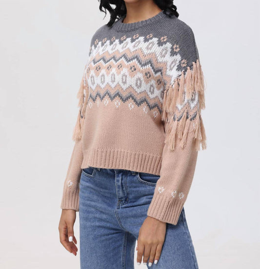 525 America - Fringe Fair Aisle Sweater