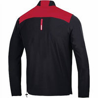 UNDER ARMOUR Men's Texas Tech Red Raiders Motivate Half-zip Top in black red - men's sweater - detail view