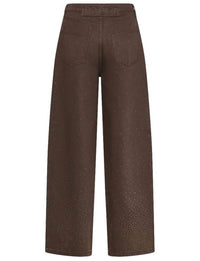 Rotate - Women's Rhinestone Wide Leg Jeans