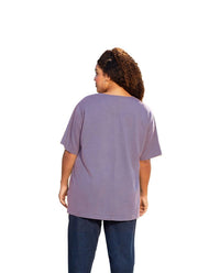 On The Plus Side - Jersey Short Sleeve V-Neck Tunic - Plus