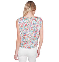 CHARLIE B Floral Sleeveless Top in ditsy - women's blouse - alternate view