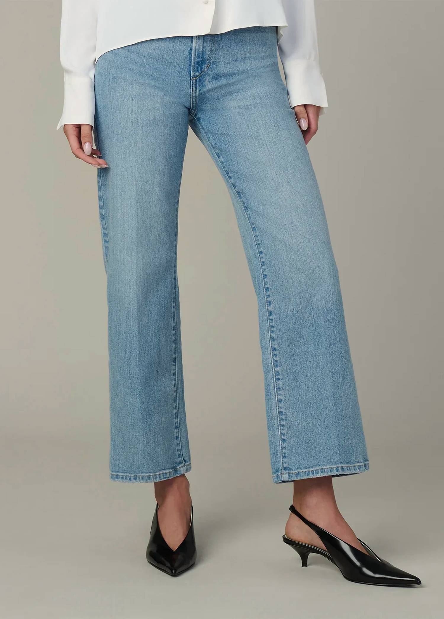 Joe'S Jeans - Blake High Rise Wide Leg Crop Jeans