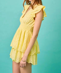 Day + Moon - Eyelet Romper Dress