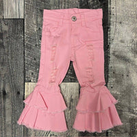 Bratti Mati - Infant Toddler Double Bell Bottom Jean
