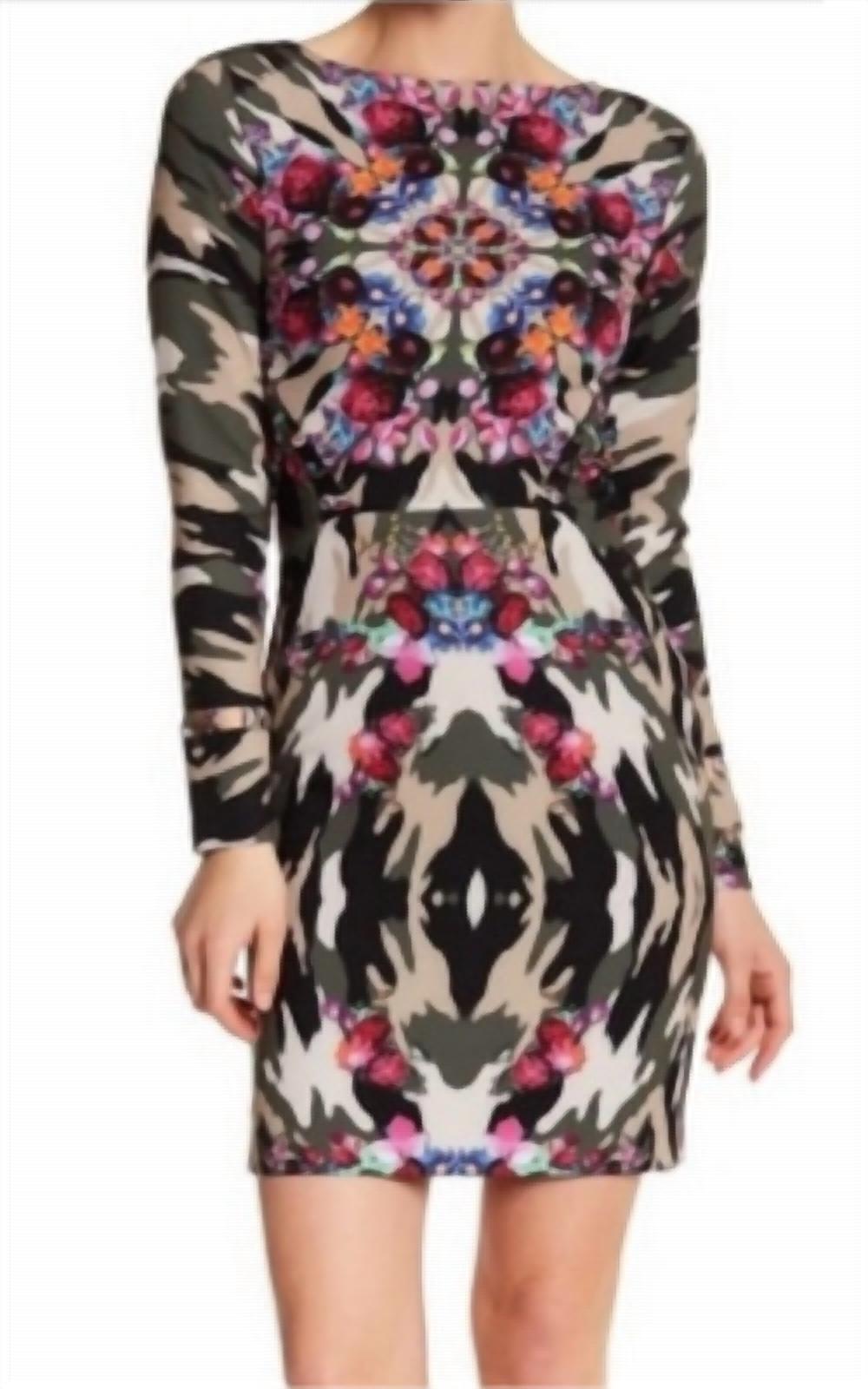 Artelier Nicole Miller Printed Dress