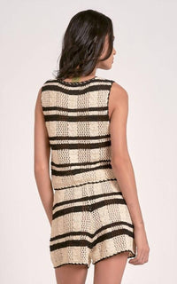 Elan - Carin Tie Front Top