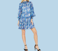 Joy Joy - Drops Back Tie Neck Dress