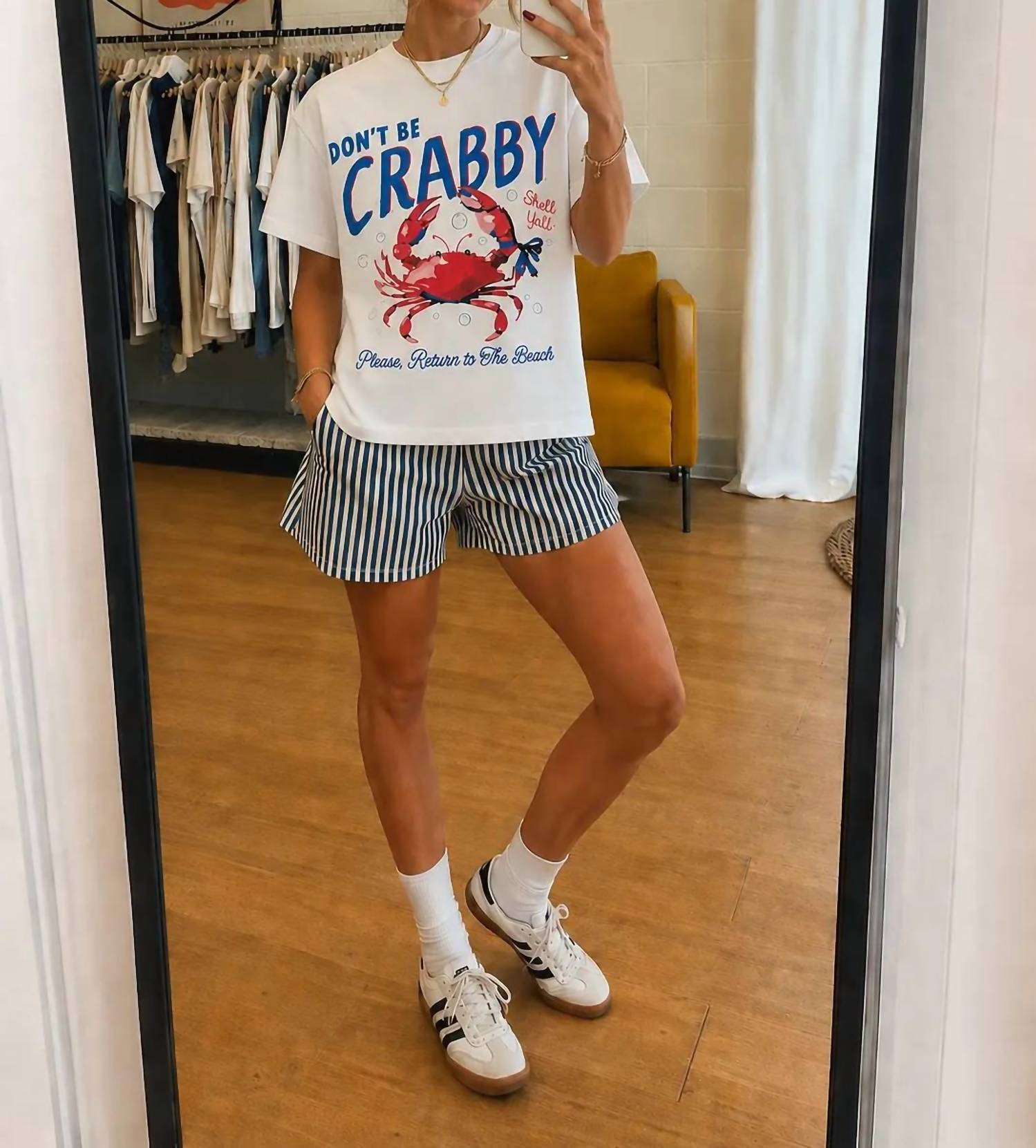 Sweet Claire - Boyfriend Cropped Tee