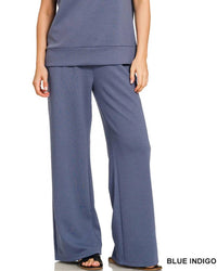Zenana - Scuba Wide Leg Pants