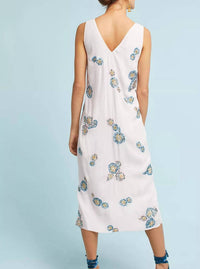 Cleobella - Floral Sequin Column Dress