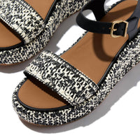 Fitflop - Women's Platforms Woven Wedge Ankle-strap Sandals