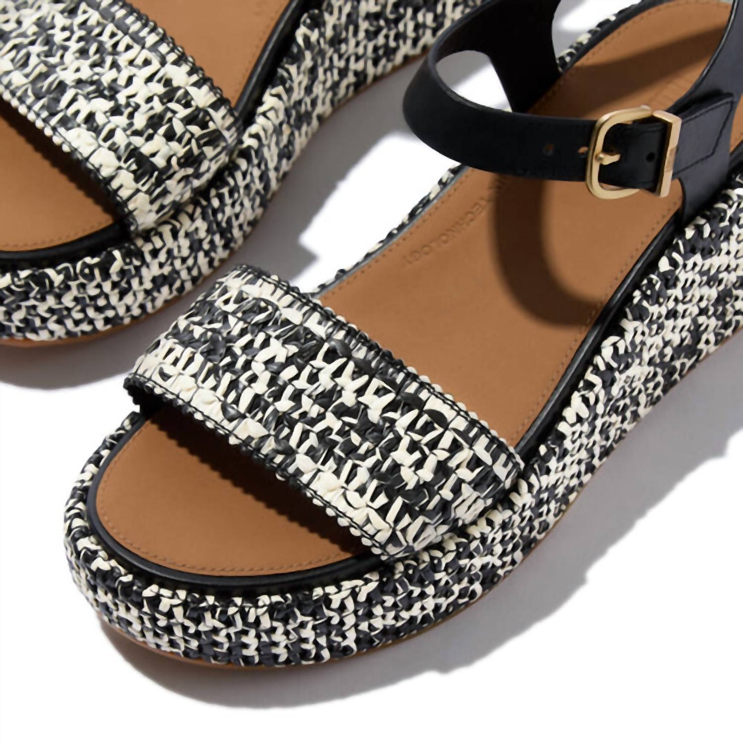 Fitflop - Women's Platforms Woven Wedge Ankle-strap Sandals