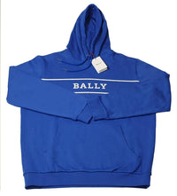 BALLY Unisex Hooded Sweatshirt in blue - men's shirt - alternate view