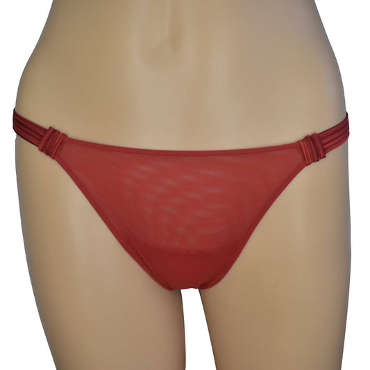 Silk Mesh Semi Sheer Brief Panty