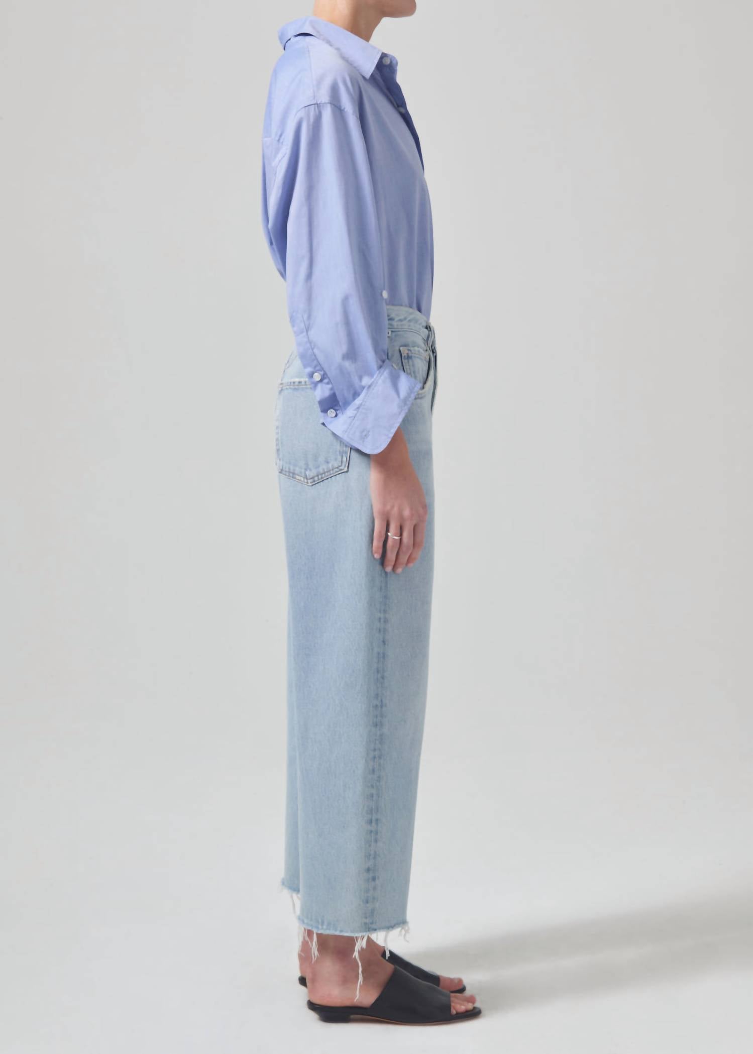 Citizens Of Humanity - Ayla Raw Hem Crop Jeans