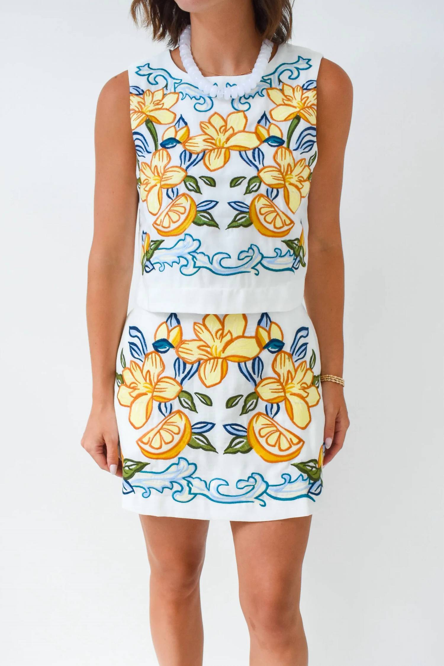 Thml - A Zest For Life Embroidered Set