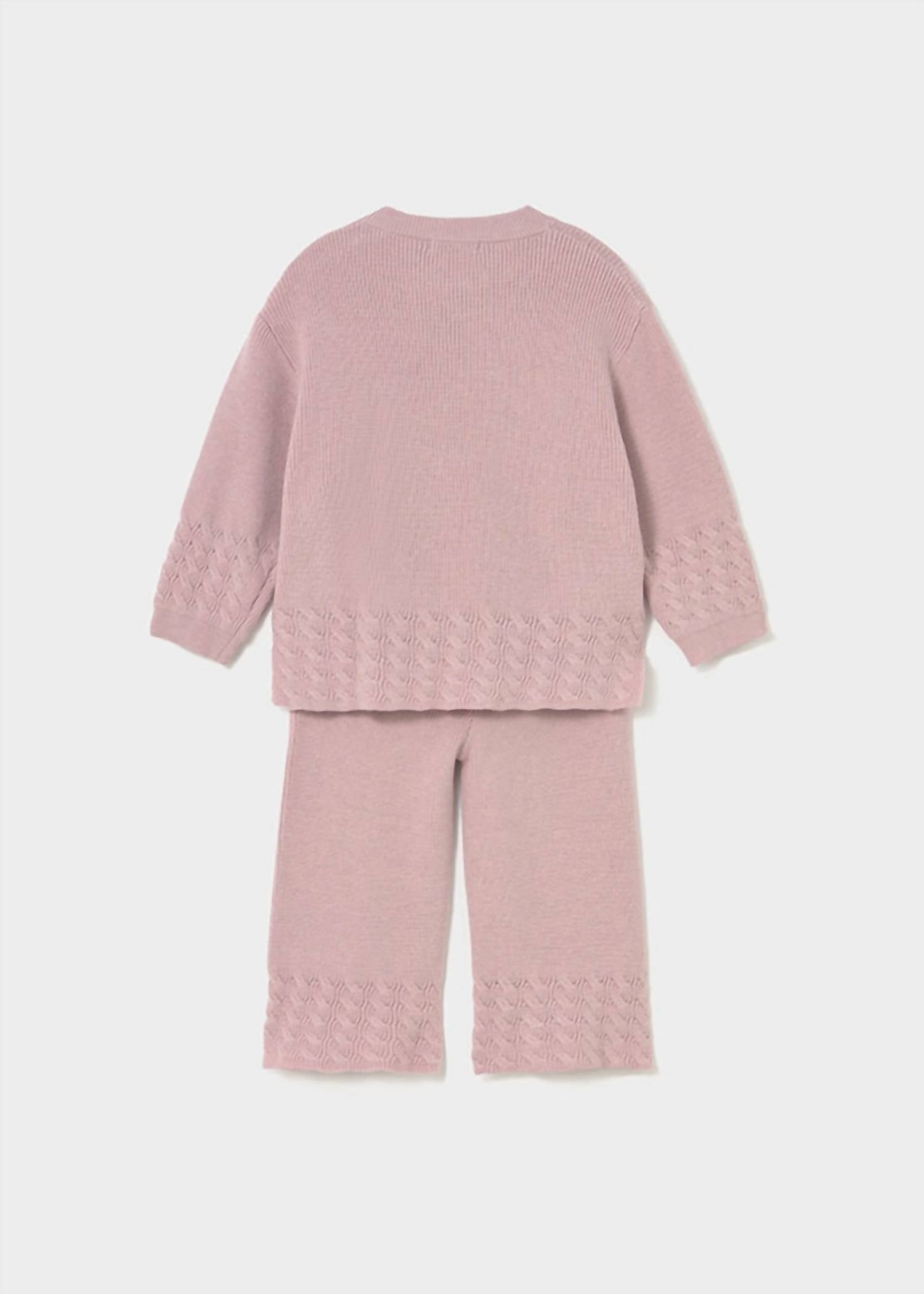Mayoral - Girl's Sweater Knit Pants Set