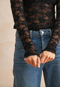 Miou Muse - Floral Fabric Top