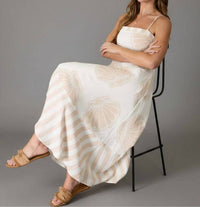 Blu Pepper - Sandy Shores Seashell Maxi Dress