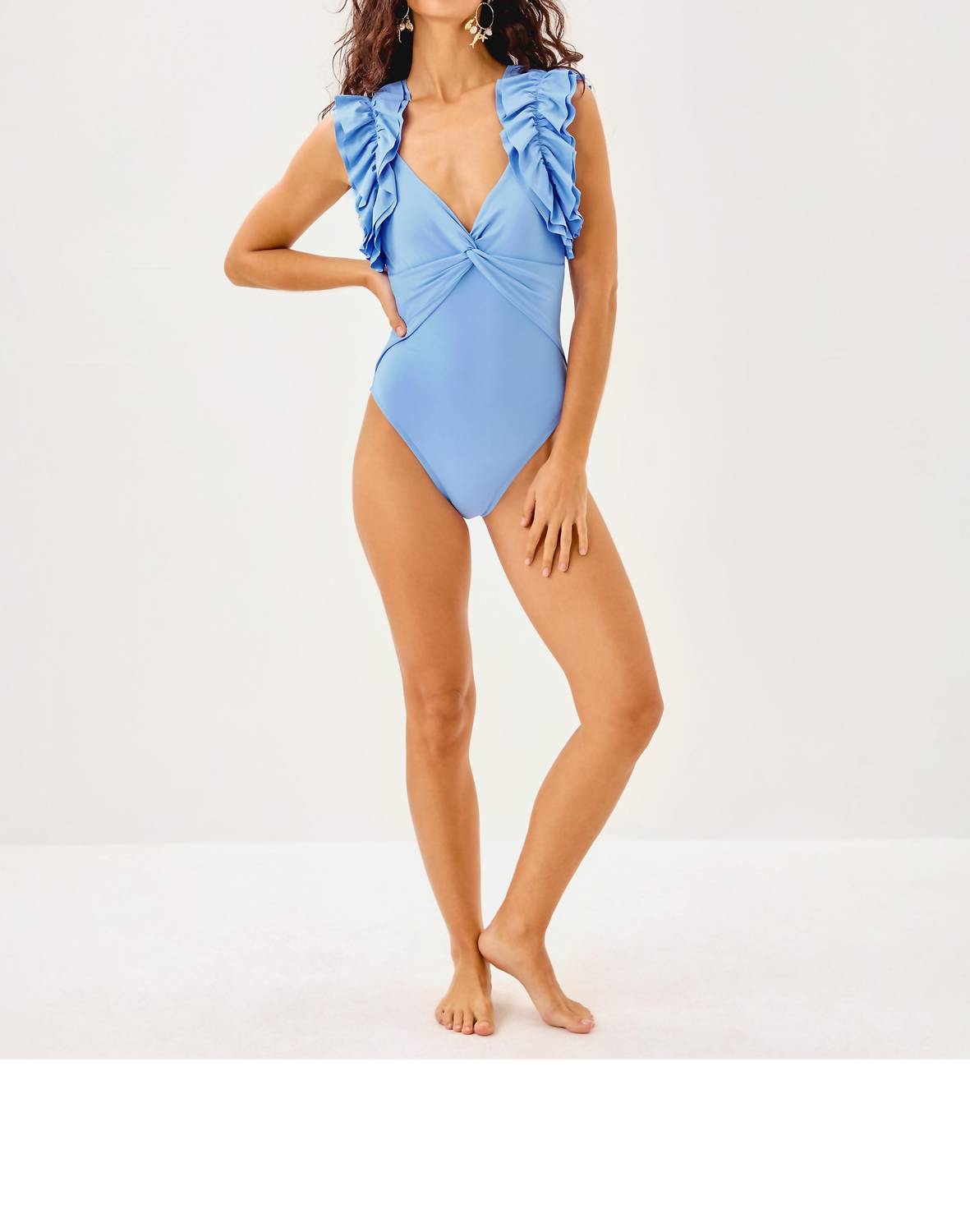 Lilly Pulitzer Steviekate One Piece Swimsuit in jacaranda blue - women's swimwear - view 5