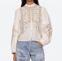 SEA Women's Vesna Blouse in white - women's blouse