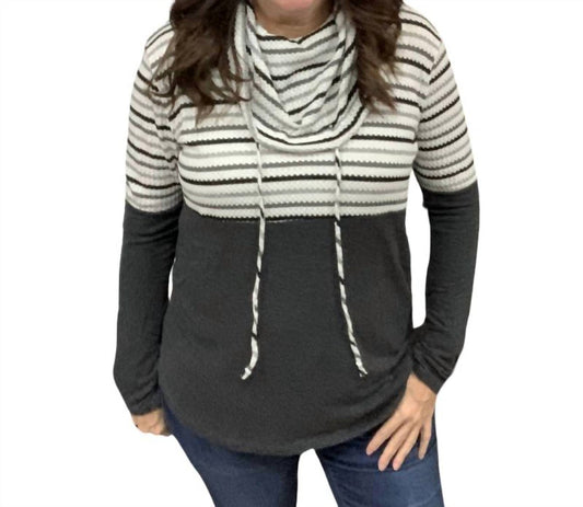 Staccato - Cowl Neck Pullover Top