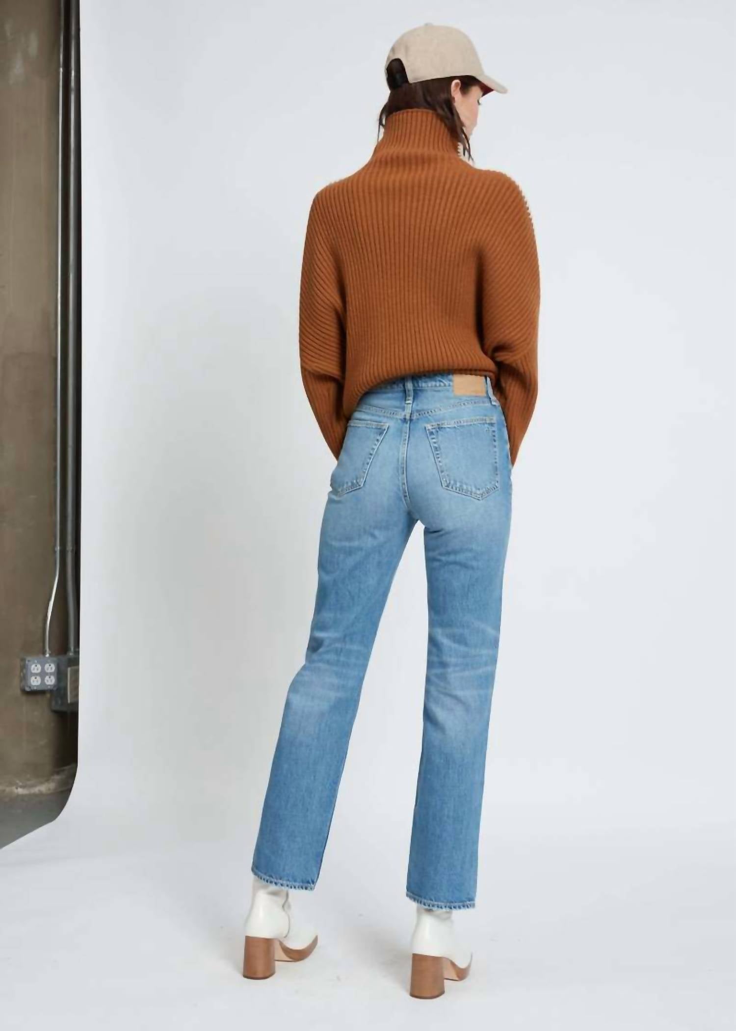 Rag & Bone - Alex High Rise Straight Jeans