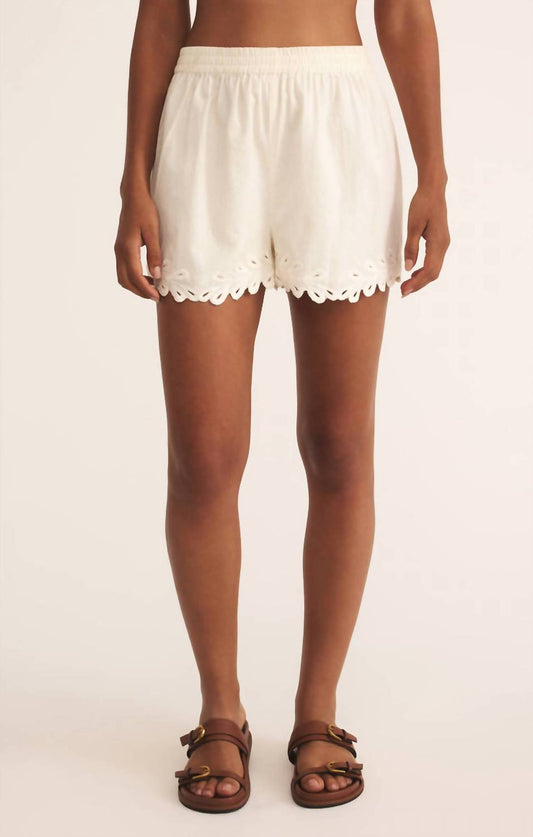Z Supply - Pesaro Embroidered Linen Short