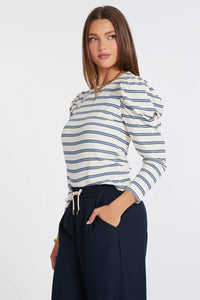 Bishop + Young - Goal Getter Stripe Top
