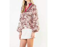 Thml - Long-sleeved Top With Printed Details