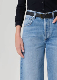 Citizens Of Humanity - Ayla Raw Hem Crop Baggy Jeans