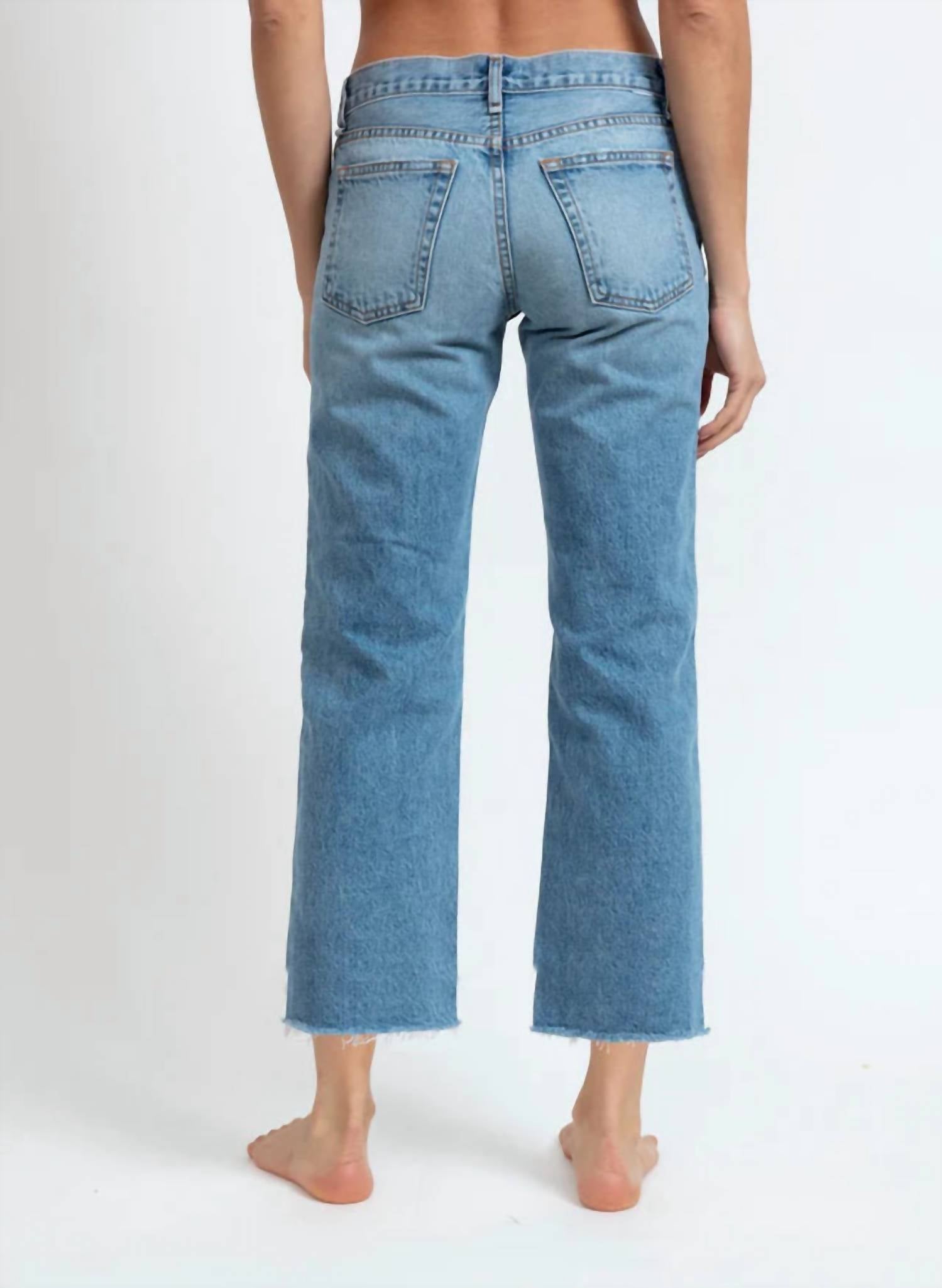 Askk Ny - Low Rise Straight Jeans