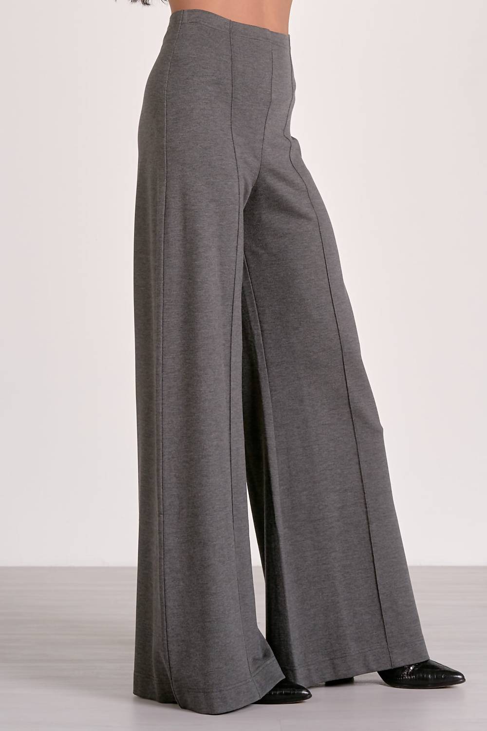 ELAN Wide Leg Pants in gray - women's pants - alternate view