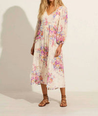 Hansen & Gretel Willow Flowy Midi Dress in floral - women's dress