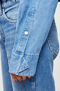 Moussy - Lenfred Cropped Blocking Shirt