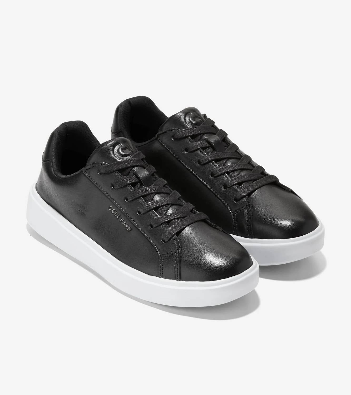 COLE HAAN Women's Grand Crosscourt Daily Sneakers in black white - women's sneaker