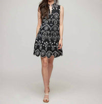 Karen Kane - Sleeveless Eyelet Mini Dress