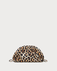 Loeffler Randall - Women's Bailey Leopard Jersey Dome Clutch Bag