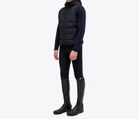 Cavalleria Toscana - Men's Padded Nylon Stretch Puffer Vest