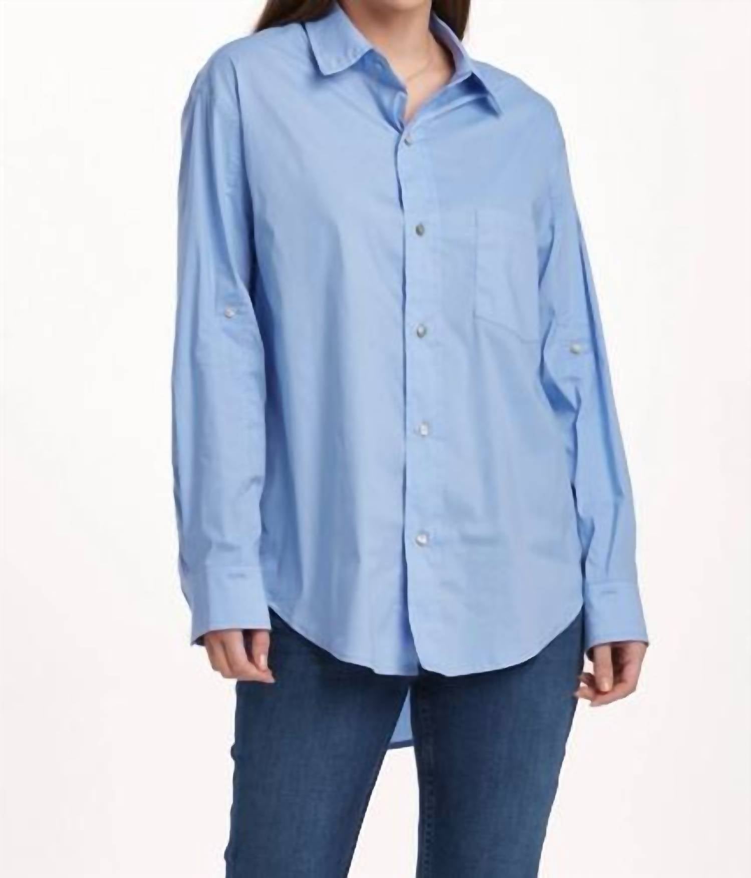 Dear John Denim - Lola Oversized Button-down Boyfriend Shirt