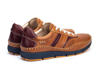 PIKOLINOS Men's Fuencarral Sneakers in brandy - men's sneaker - detail view