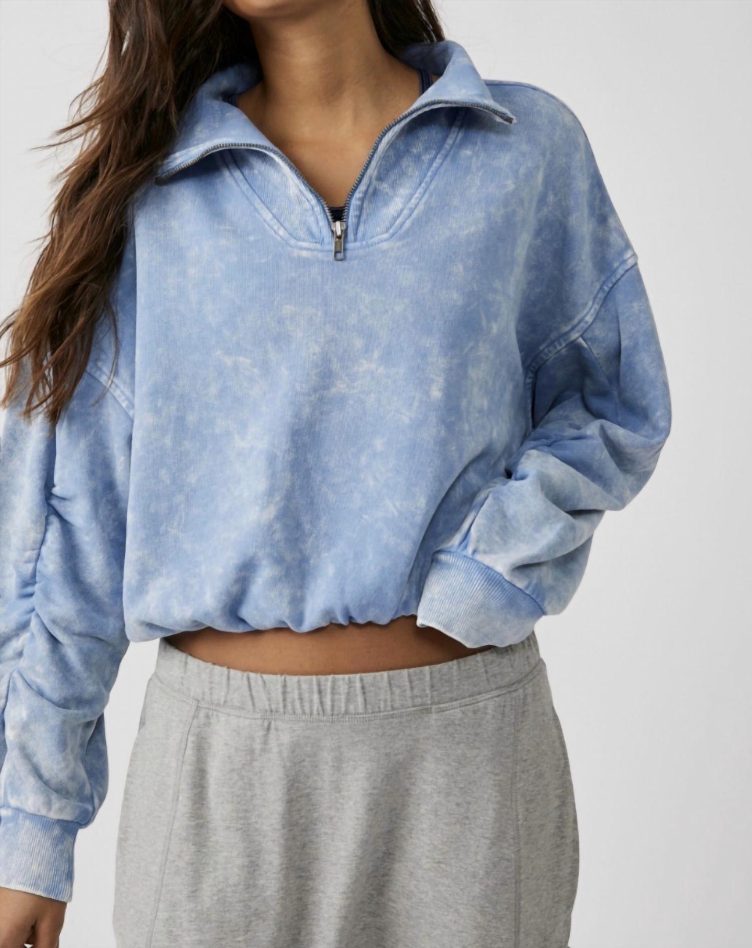 Free People - Oversized Cropped Sweatshirt