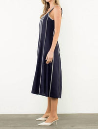 Thml - Anastasia Piped Midi Dress