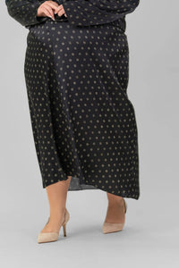 Vince - Sun Dot Draped Slip Skirt