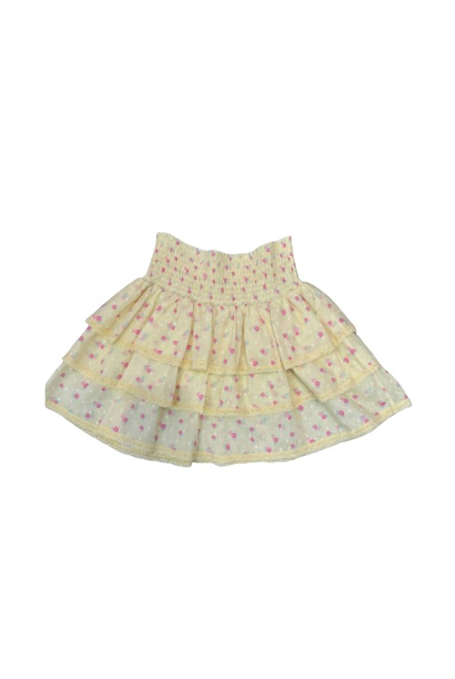 Theme - Girl's Gemma Ruffle Mini Skirt